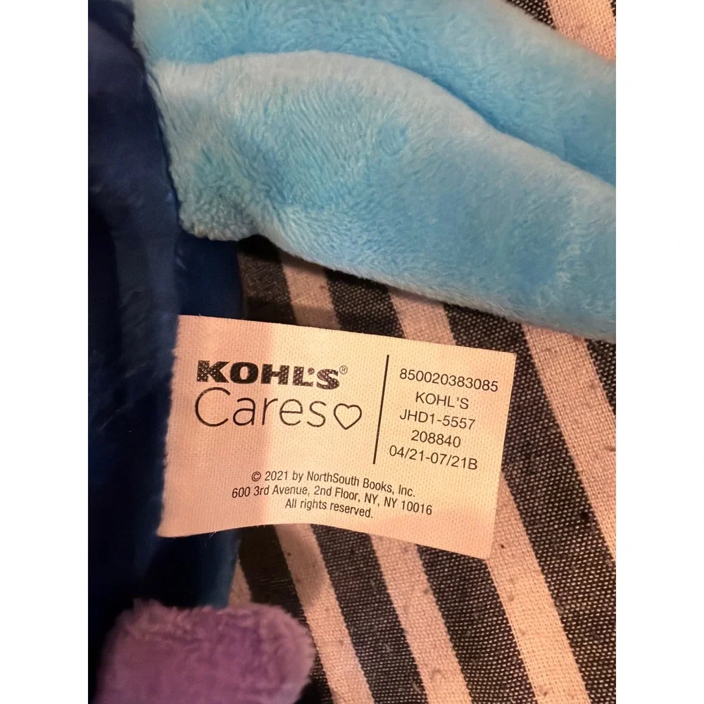 Kohls Cares The Rainbow Fish Plush Stuffed Animal Toy 12 inch 2021 JHD1-5557